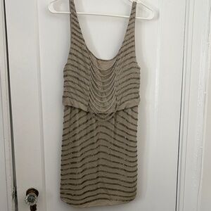 Alice + Olivia Gabby Beaded Blouson Dress